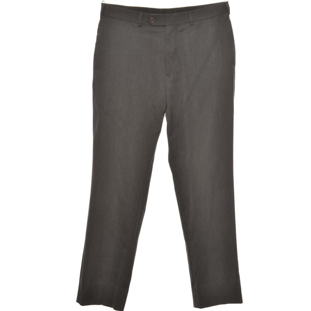 Brooks Brothers Mens Size W35 L30 Charcoal Dress Pants