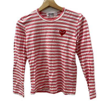 PLAY comme des garcons Kids  Size S Tops & T-shirts Pink  / White 