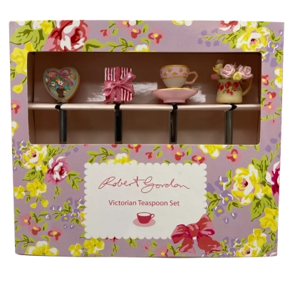 BNIB Robert Gordon Cute Victorian Teaspoon Set