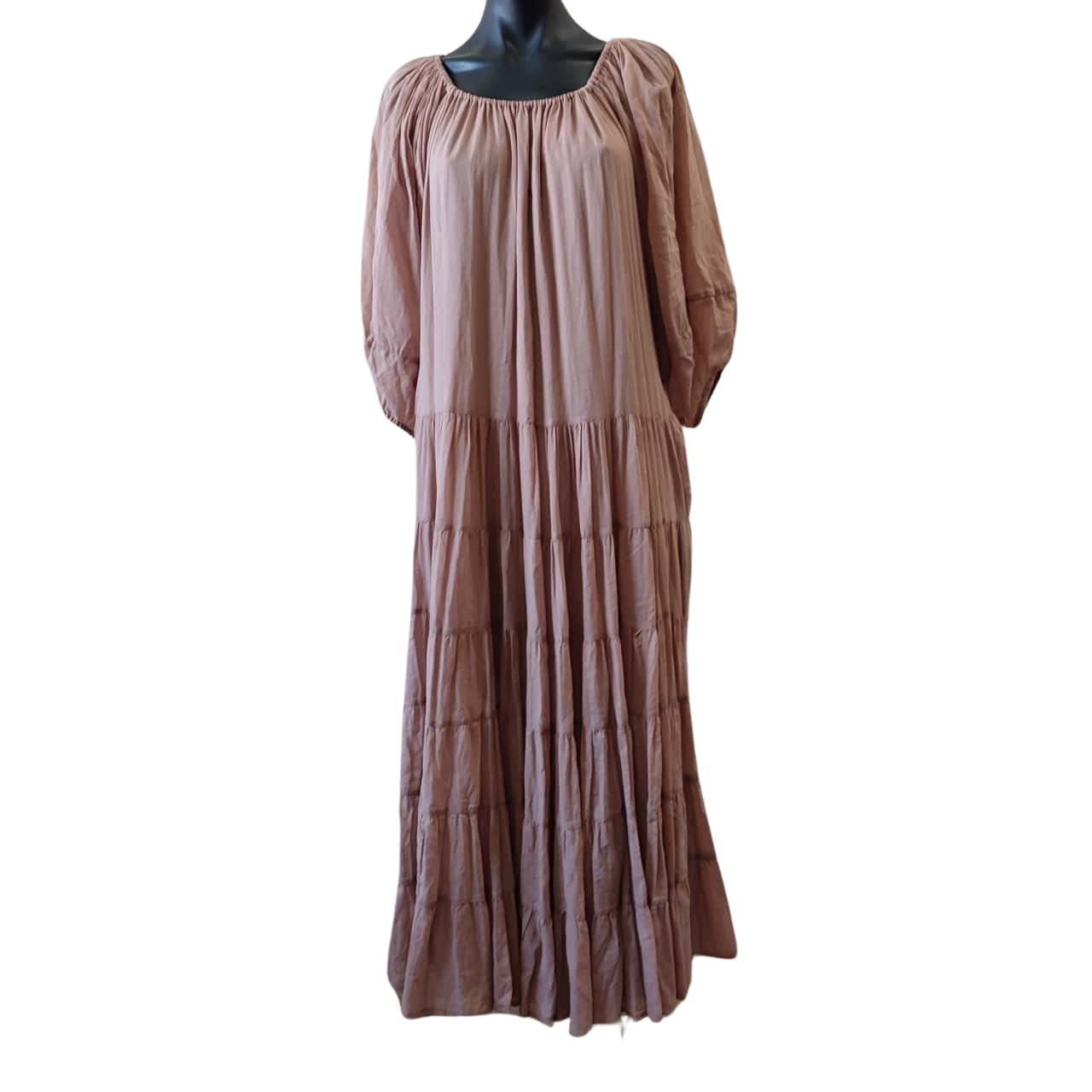 erika pen'a Womens Size XS Maxi Cotton Voile Maxi Dress (s)