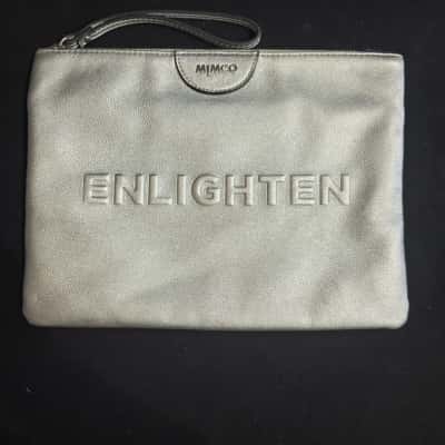 Mimco Womens Silver / White Wristlet