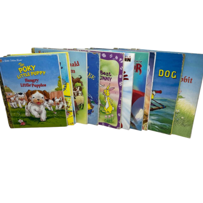 A mix of different Little Golden books.