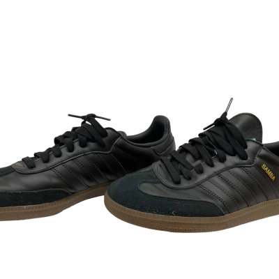 Adidas Mens  Size 9.5 Sneakers Black  / Blue / Brown / Gold Sambas Brand New with Box