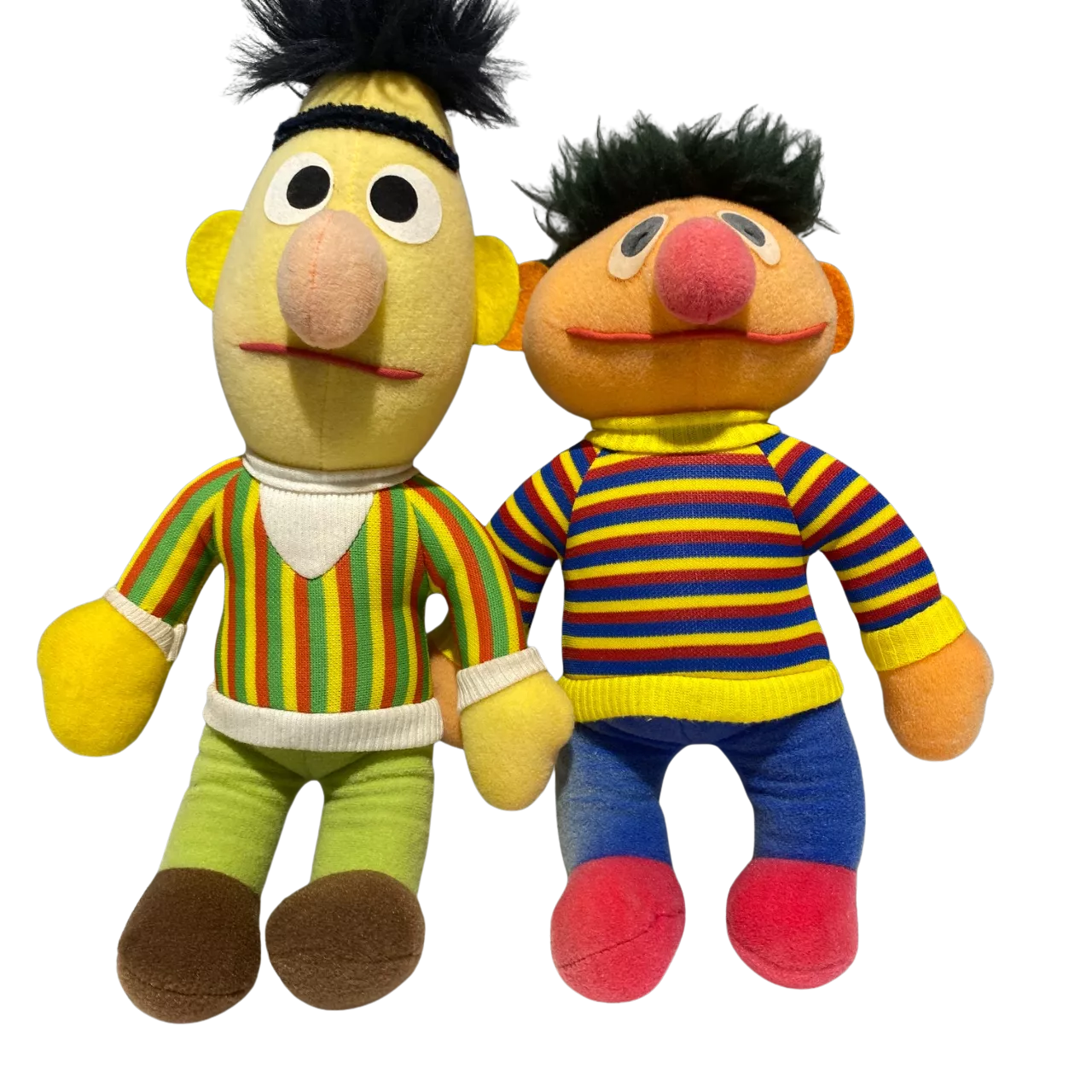 Bert and Ernie Playskool Sesame Street 90's Vintage Plush Toy Set