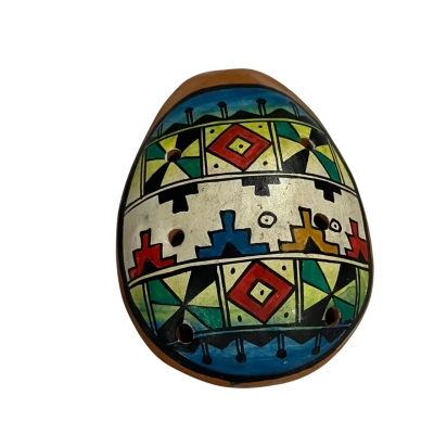  Ocarina Whistle Clay Flute from Chile