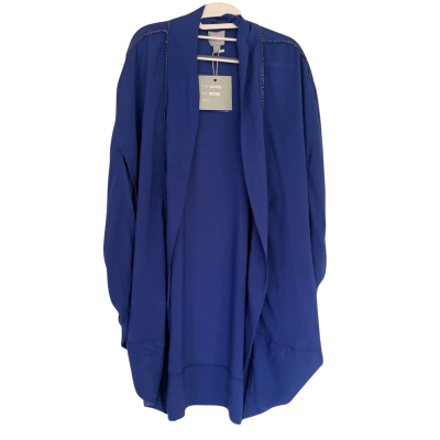 PQ The Label.  Royal Blue Cocoon Style Top/Wrap.  Size One Size 