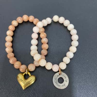 Cat Hammill  Womens Bracelets Brown / Natural Semi-Precious 