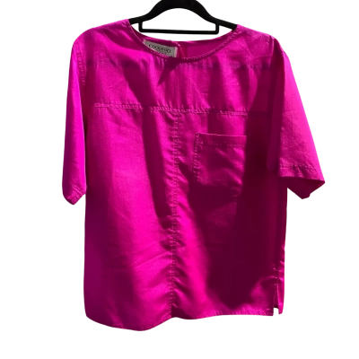  3 Pce Vintage Cockatoo Resort Skirt Blouse & Belt/ Scarf Womens  Size 12 Green / Pink  