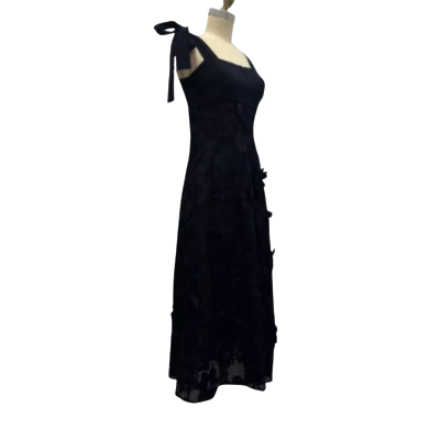 Ministry of Style Womens  Size 8 Maxi Dress Navy Blue 