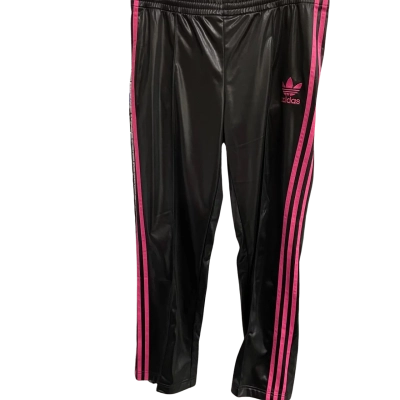 Adidas Womens  Size 16 Tracksuit Pants Black  / Pink  