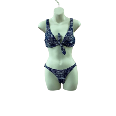 Ocean+Earth Navy/White Mermaid Bikini set Women's size 10