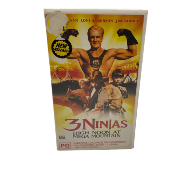 “3 Ninjas- High Moon At Mega Mountain” VHS