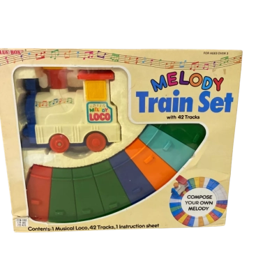 Vintage Blue Box Melody Train Set