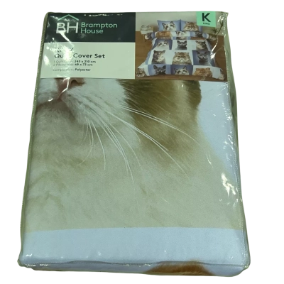 Brampton House Kitty Queen Cover set