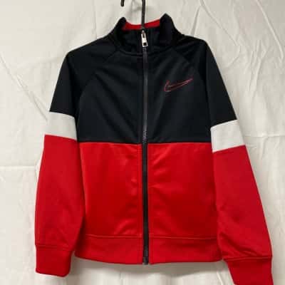 Kids Nike Size M Jacket Black  / Red / White 