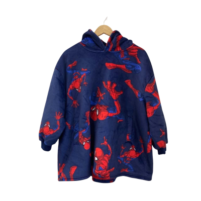 Marvel Kids One Size Blue /  Red Spiderman Oodie