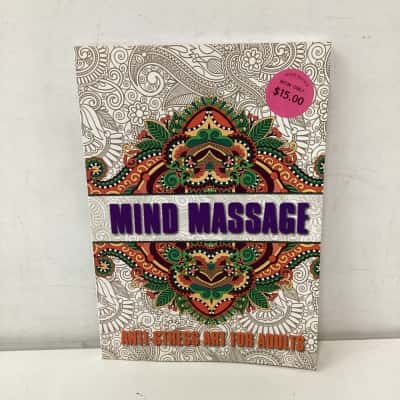 NEW - Mind Massage colouring book