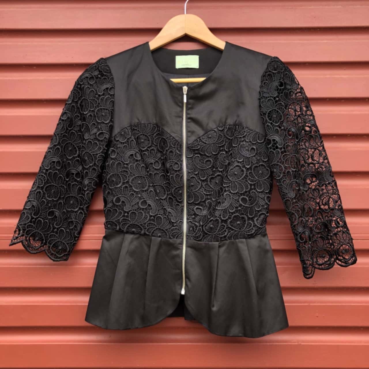 black lace jacket