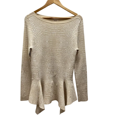 Seed Heritage Womens Beige & Cream Top Size S  