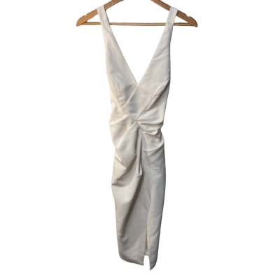 Sheike Size 10 White Dress 