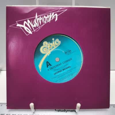 George Michael A Different Corner 1986 Epic Records 7 Inch Vinyl Single Instrumental