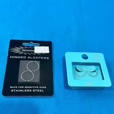 BNWT Lovissa Sterling Silver Sleepers & Rossan Stainless Sleepers 