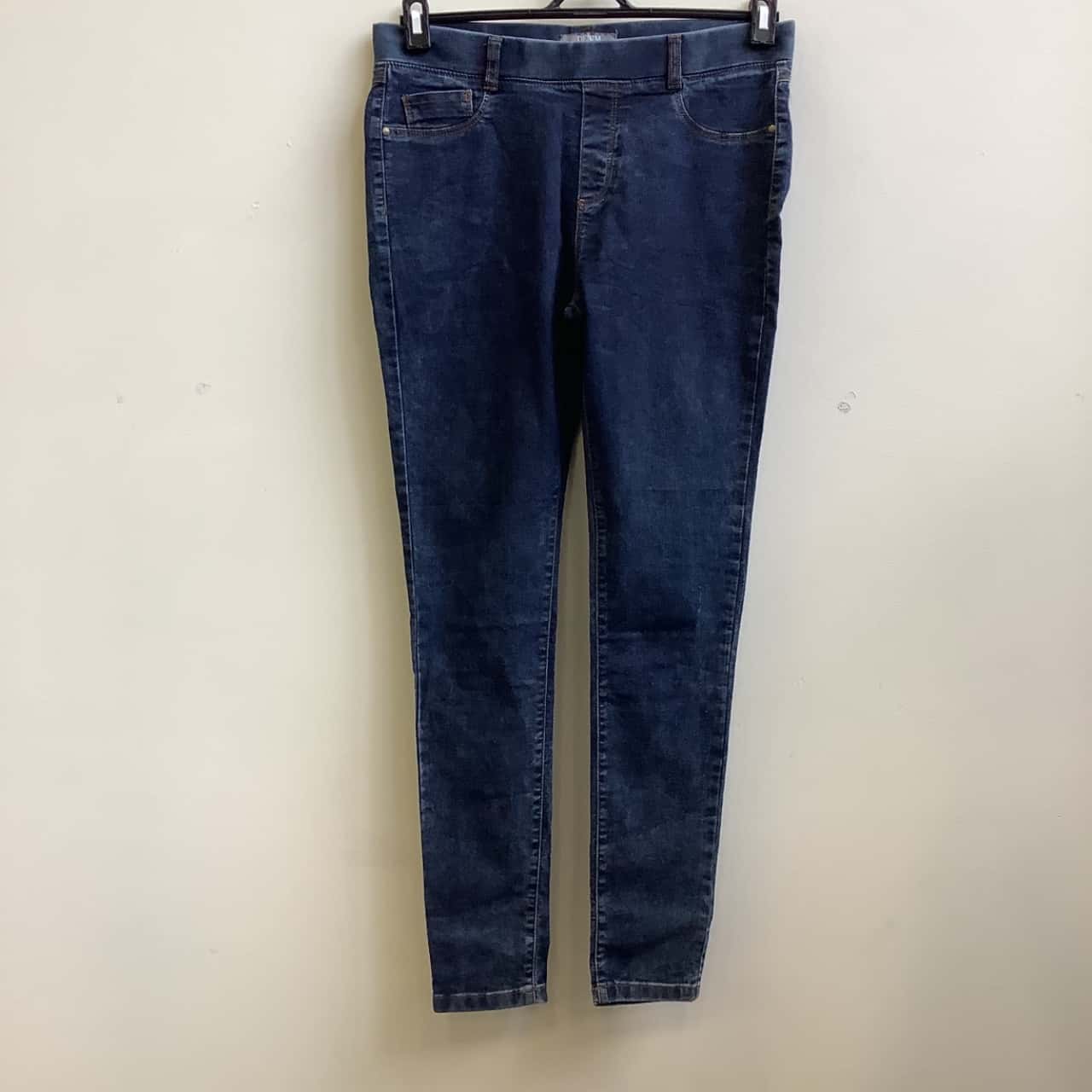 Dorothy Perkins Womens Size UK12S Straight Stretch Jeans Blue Denim