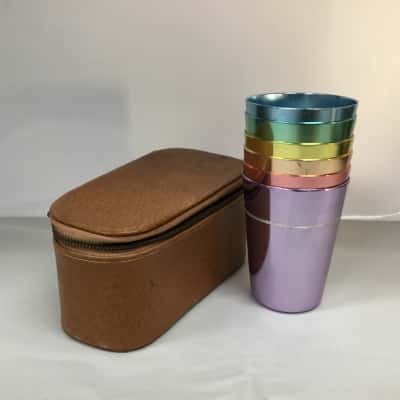 Vintage Tupperware Cups and Cover