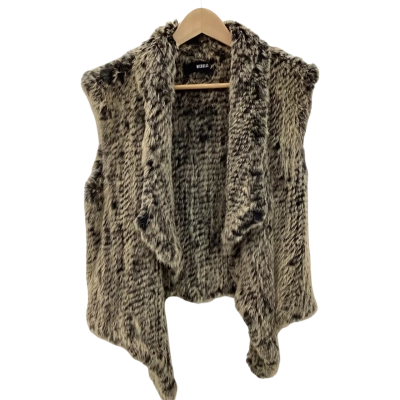 Nicholas Womens  Size M Rabbit Fur Vest 