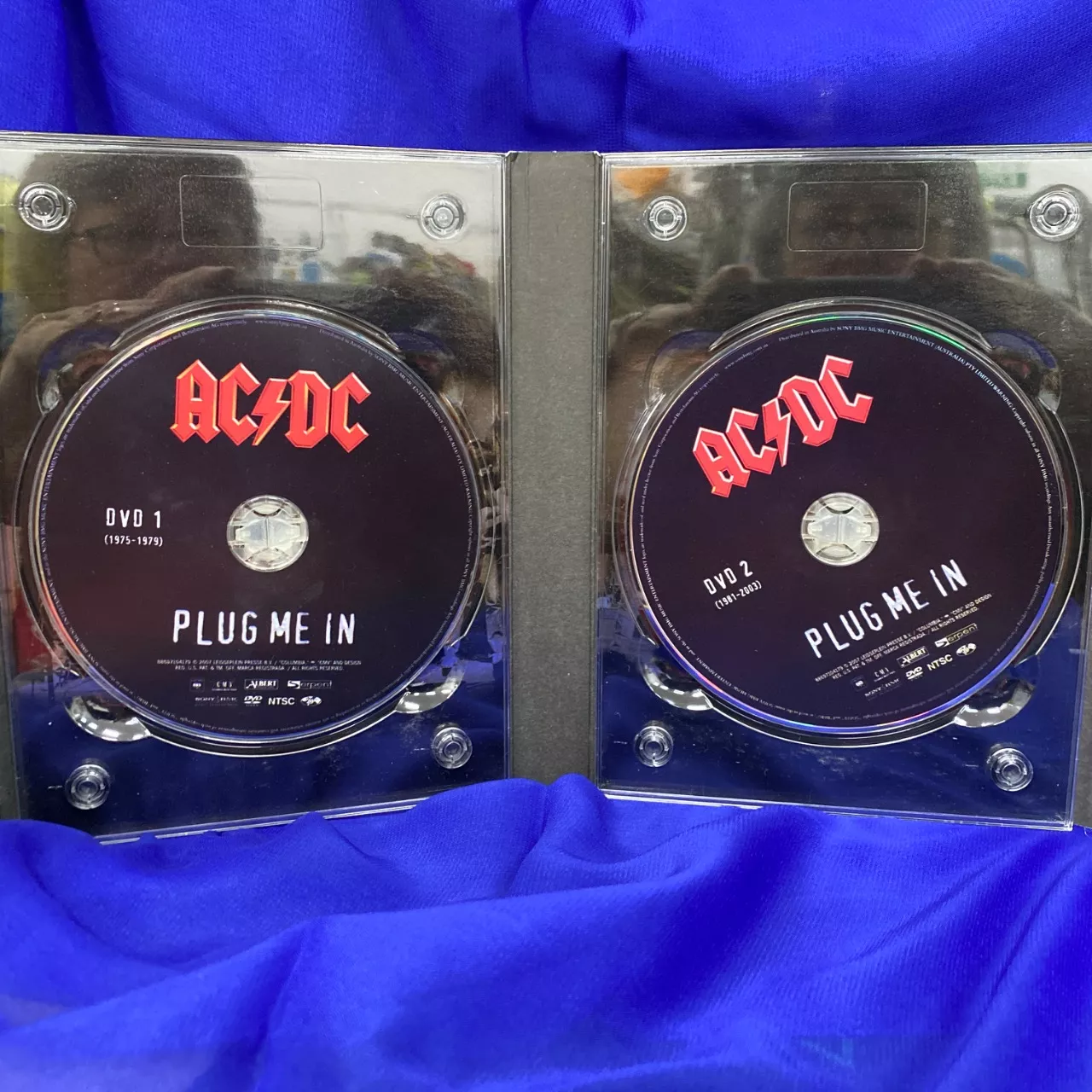 AC/DC 'Plug Me In' DVD's x2. In box - Used Very Good | Salvos Stores