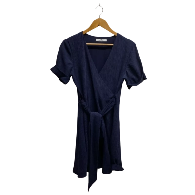 C&M Camilla and Marc Women’s Wrap Dress Navy Blue