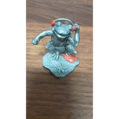 Salengor Pewter Frog Figure - 1984
