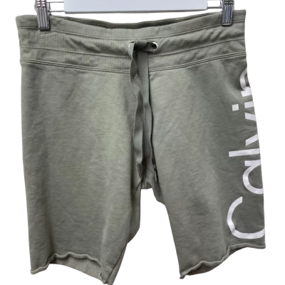 Calvin Klein Performance Womens  Size S Gym Shorts Olive 