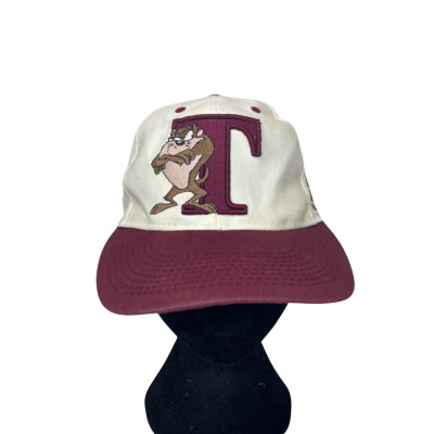 Tazzie Devil Vintage 90s Movie World Two Tone Hat 
