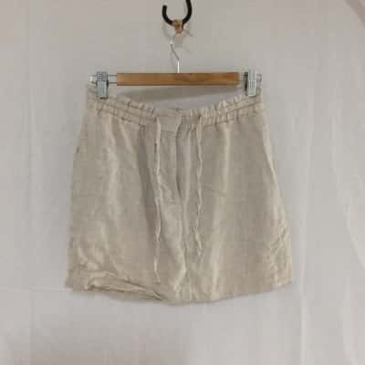 Country Road Womens  Size 6 Mini Dress Cream 