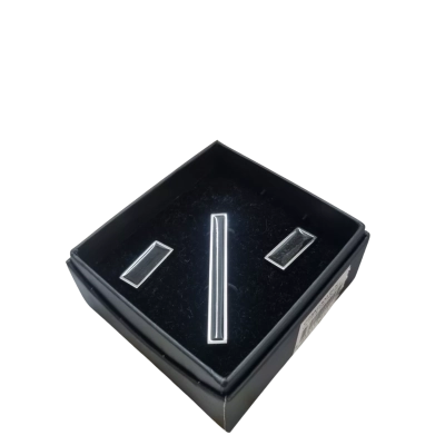 Connor Mens Cufflinks Black  / Silver 