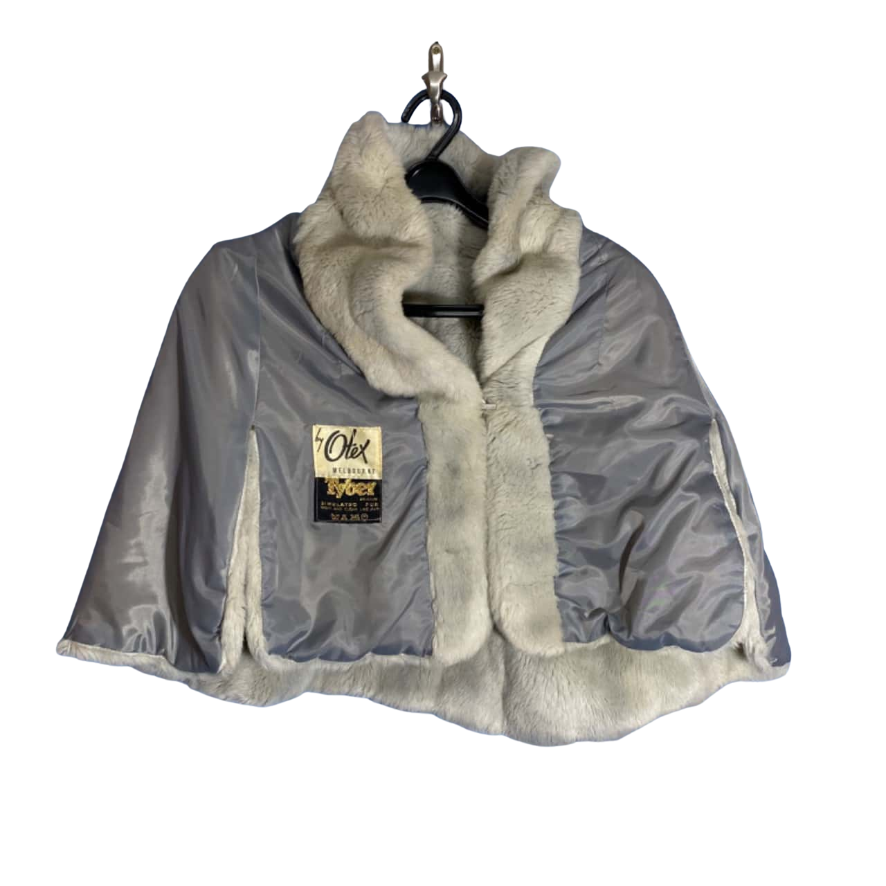 Otex faux fur stole Silver (s)