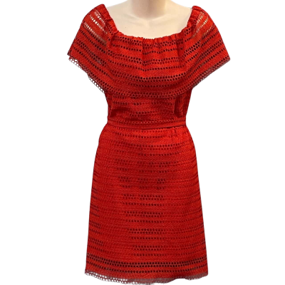Witchery Womens Size 10 Off The Shoulder/Party Dress Red