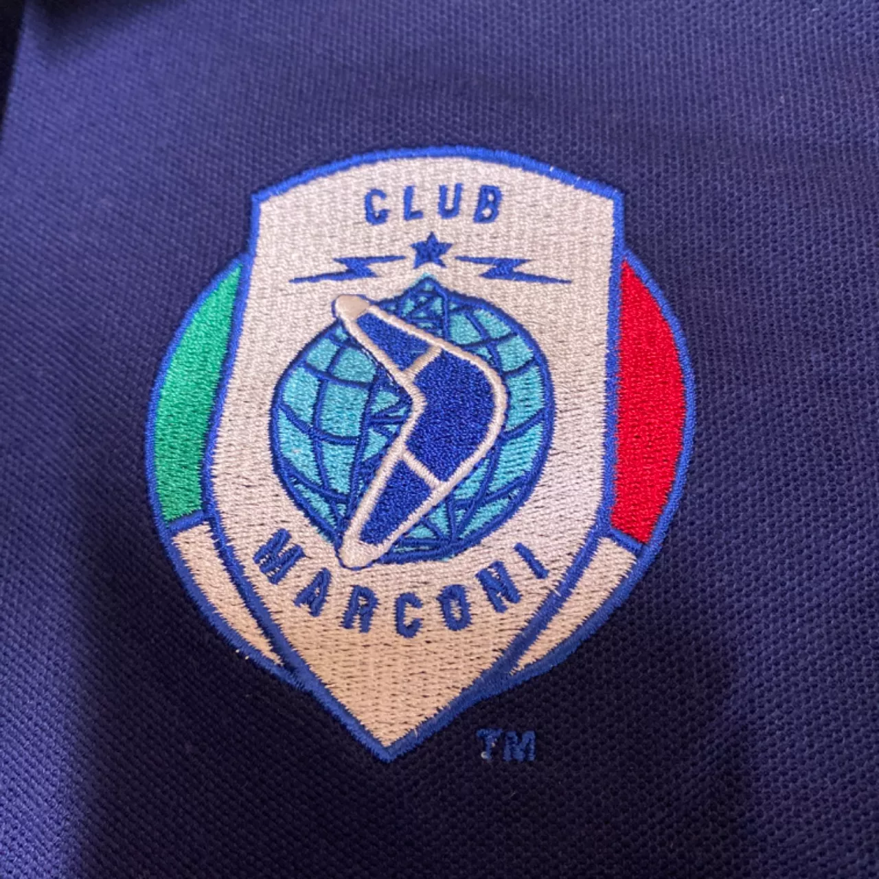 Mens Soccer Australia Size M Polo Shirt Navy Blue / Green / Red / White