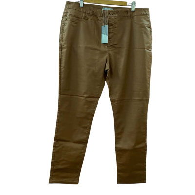 Katies Women's Size 18 Denim 66% cotton Ankle Length Pants Tobacco BNWT 