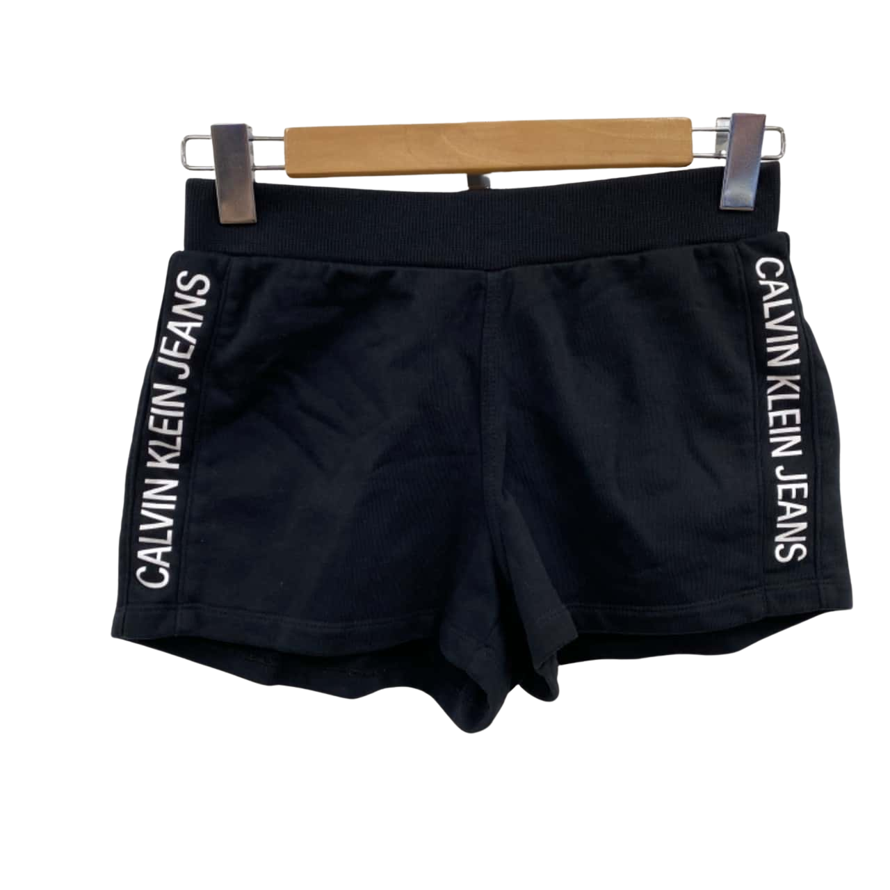 Calvin Klein Womens Size XS Shorts Black / White (s)