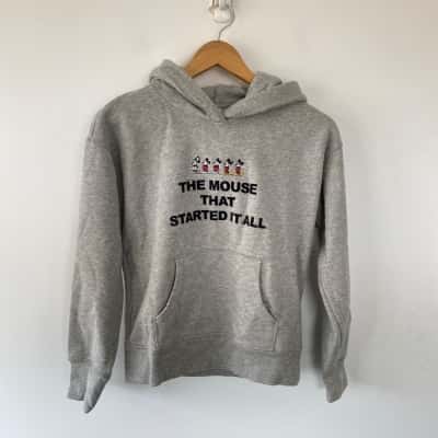 Disney Grey The Mouse That Started It All Hoodie Jumper  Size S