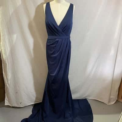 Jadore Size 12 Formal Dress Navy Blue 
