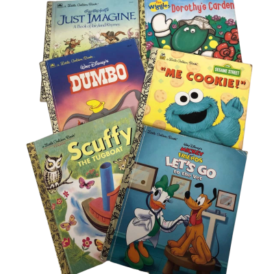 Little Golden Books Assorted Titles Set of Six (C)