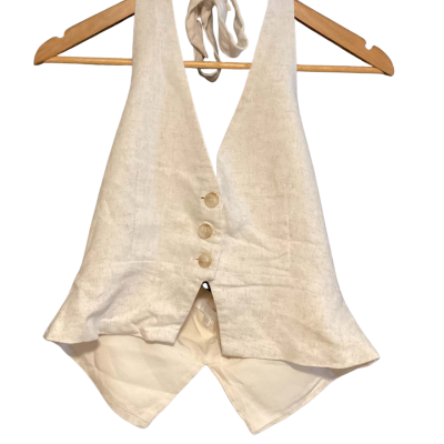 Maloola  halter top Size 12 Beige 