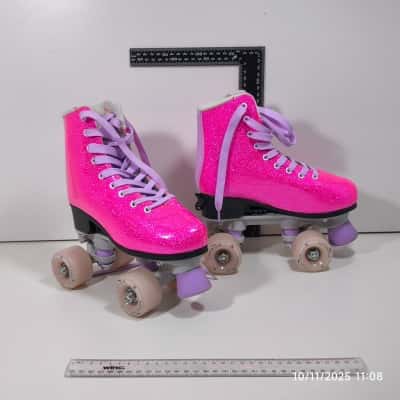 Summer Club Rollers Size UK 12-2 Pink Glitter Skates PreOwned 