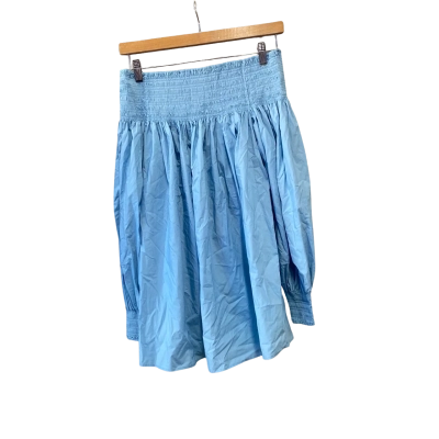 COS Womens  Size M Off-the-shoulder Top Blue RRP $135