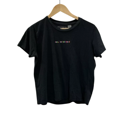 French Connection Womens  Size M T-shirts Black  