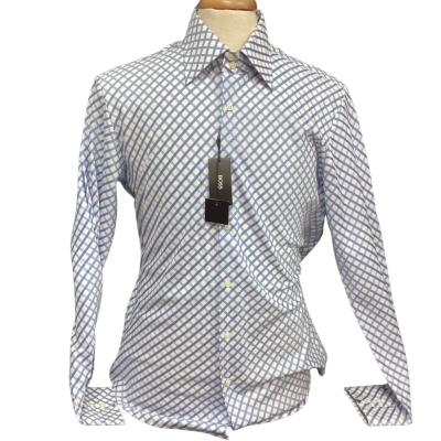 NEW - Boss Hugo Boss Mens Business Shirt Blue / Striped 