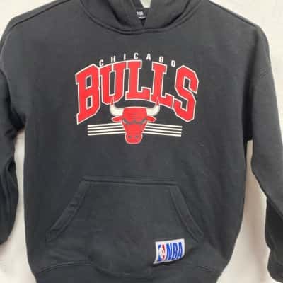 Chicago Bulls NBA Youth Kids  Size 10 Sport Top Black  
